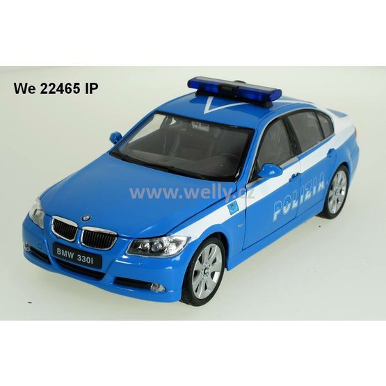 Welly 1:24 BMW 330i (Polizia) - code Welly 22465IP, modely aut