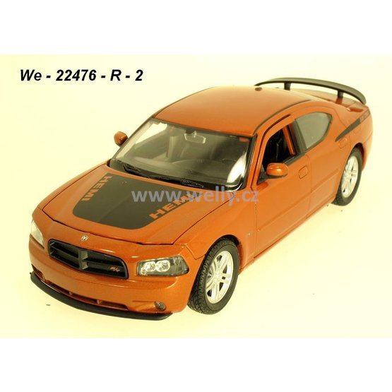 Welly 1:24 Dodge 2006 Charger Daytona R/T (orange) - code Welly 22476R, modely aut
