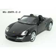 Welly 1:24 Porsche Boxster S convert. (black) - code Welly 22479C, modely aut