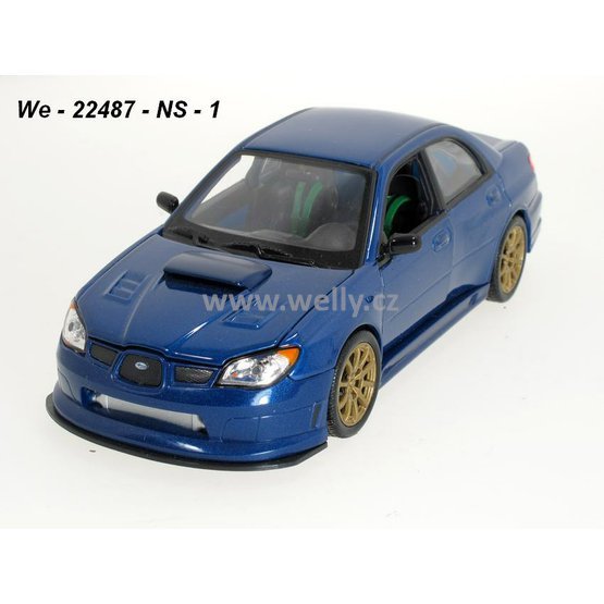 Welly 1:24 Subaru Impreza WRX STi (blue) - code Welly 22487NS, modely aut