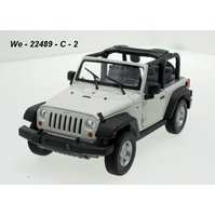 Welly 1:24 Jeep 2007 Wrangler Rubicon Convertible (cream) - code Welly 22489C, modely aut