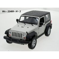 Welly 1:24 Jeep 2007 Wrangler Rubicon Soft top (white) - code Welly 22489H, modely aut