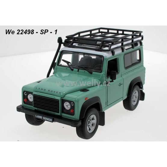 Welly 1:24 Land Rover Defender (green) - code Welly 22498SP, modely aut