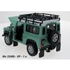 Land Rover Defender (green) - code Welly 22498SP, modely aut