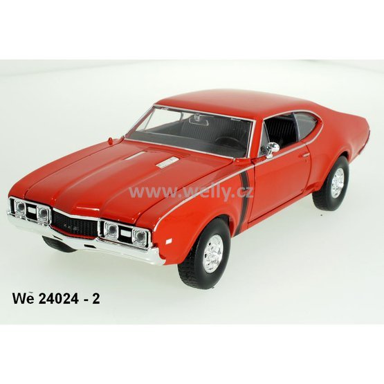 Welly 1:24 Oldsmobile 442 /1968 (red) - code Welly 24024, modely aut