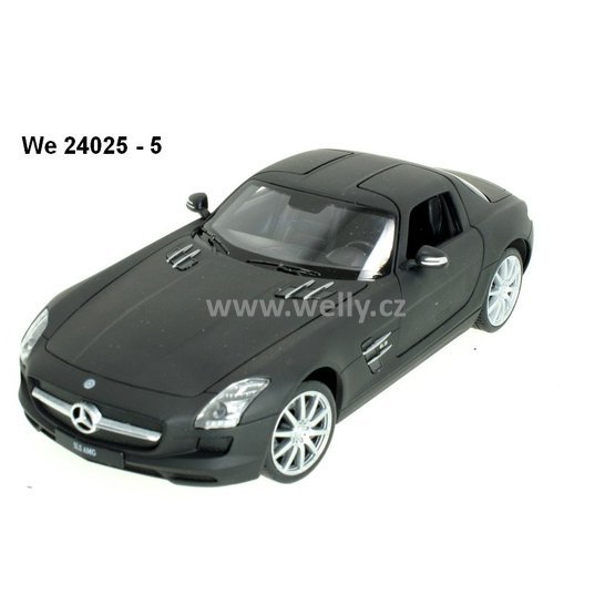 Welly 1:24 Mercedes-Benz SLS AMG (mat black) - code Welly 24025