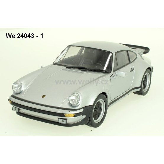 Welly 1:24 Porsche 911 Turbo (silver) - code Welly 24043, modely aut