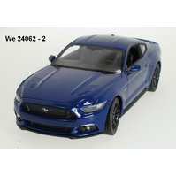 Welly 1:24 Ford 2015 Mustang GT (metallic blue) - code Welly 24062, modely aut