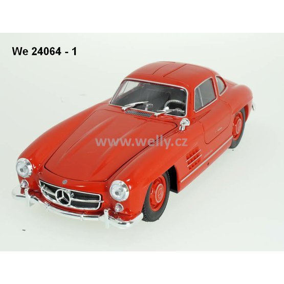 Welly 1:24 Mercedes-Benz 300 SL (red) - code Welly 24064, modely aut