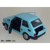 Fiat 126 (light blue) - code Welly 24066, nekatalogová barva
