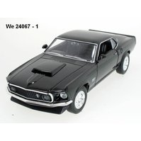 Welly 1:24 Ford 1969 Mustang Boss 429 (black) - code Welly 24067, modely aut