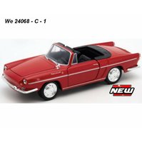Welly 1:24 Renault Caravelle convertible (red) - code Welly 24068C, modely aut