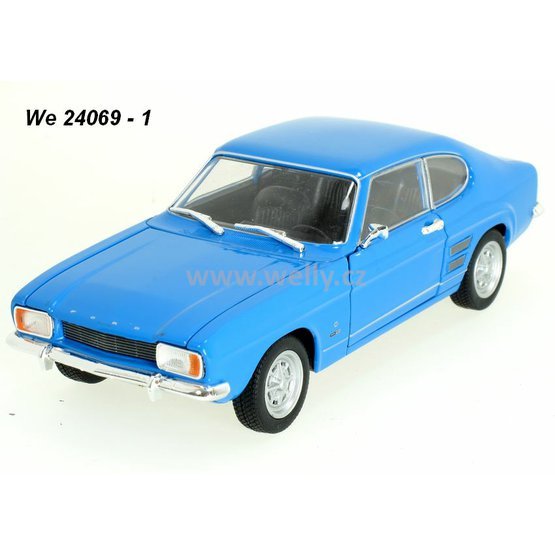 Welly 1:24 Ford Capri 1969 (blue) - code Welly 24069, modely aut