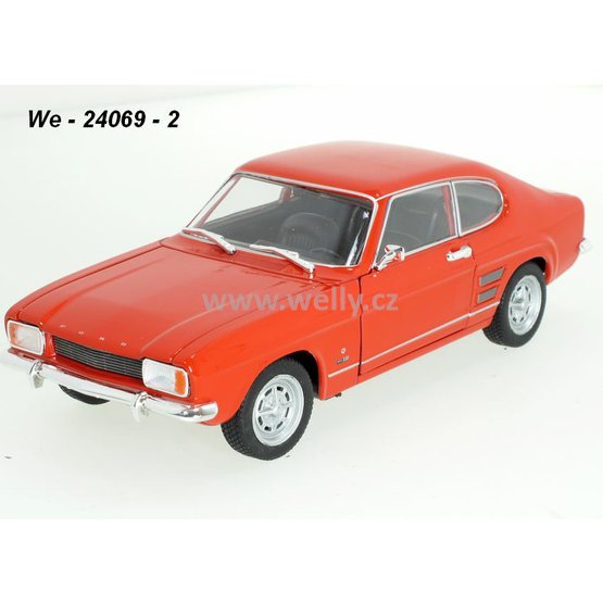 Welly 1:24 Ford Capri 1969 (red) - code Welly 24069, modely aut
