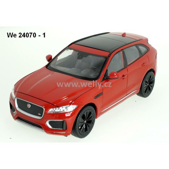 Welly 1:24 Jaguar F-Pace 2016 (red) - code Welly 24070, modely aut