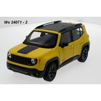 Welly 1:24 Jeep Renegade Trailhawk (yellow) - code Welly 24071, modely aut