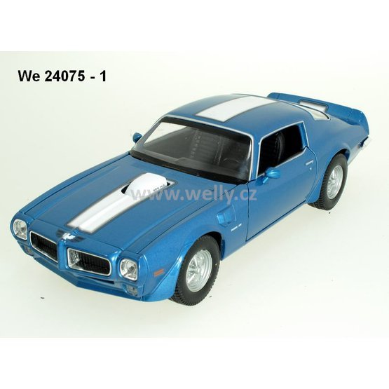 Welly 1:24 Pontiac Firebird Trans Am 1972 (blue) - code Welly 24075, modely aut