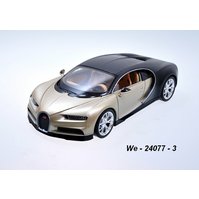 Welly 1:24 Bugatti Chiron (gold) - code Welly 24077, modely aut