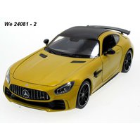 Welly 1:24 Mercedes AMG GT-R (metallic yellow) - code Welly 24081, modely aut