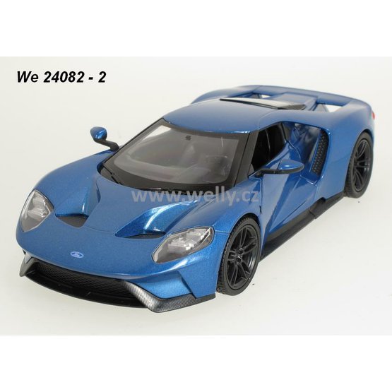 Welly 1:24 Ford GT 2017 (blue) - code Welly 24082, modely aut