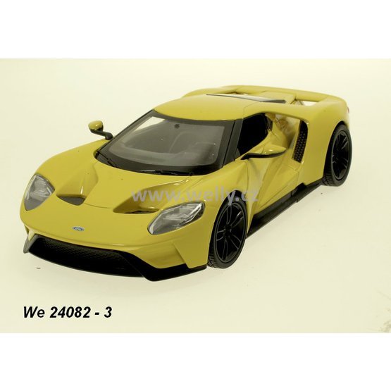 Welly 1:24 Ford GT 2017 (yellow) - code Welly 24082, modely aut