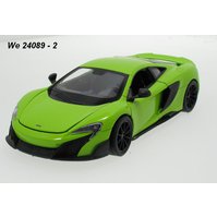 Welly 1:24 McLaren 675 LT (green) - code Welly 24089, modely aut