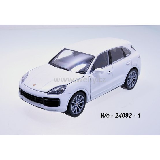 Welly 1:24 MOQ Porsche Cayenne Turbo (white) - code Welly 24092, modely aut