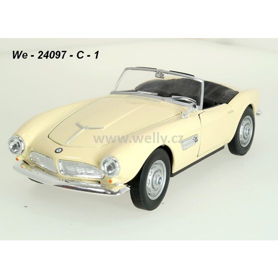 Welly 1:24 BMW 507 Convertible (cream) - code Welly 24097C, modely aut