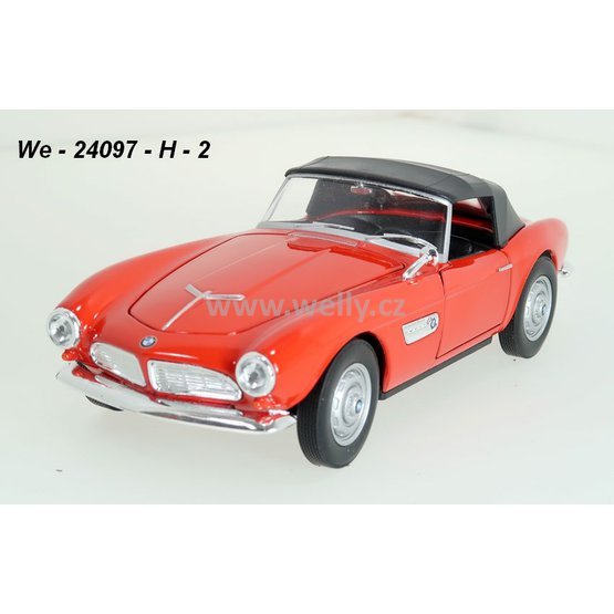Welly 1:24 BMW 507 Soft Top (red) - code Welly 24097H, modely aut