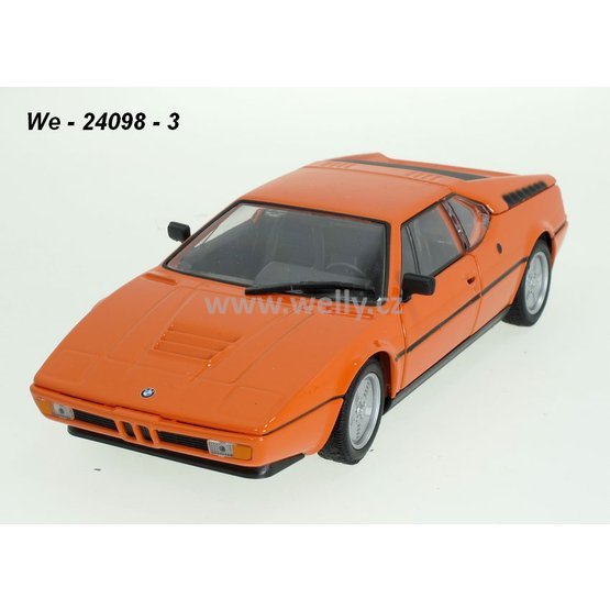 Welly 1:24 BMW M1 (orange) - code Welly 24098, modely aut
