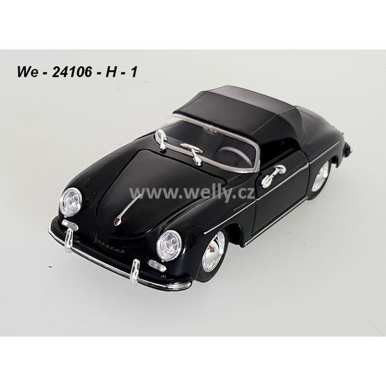 Welly 1:24 Porsche 356A Speedster soft top (black) - code Welly 24106H, modely aut