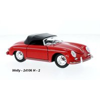 Welly 1:24 Porsche 356A Speedster soft top (red) - code Welly 24106H, modely aut