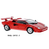 .Welly 1:24 Lamborghini Countach LP 5000 S (red) - code Welly 24112, modely aut
