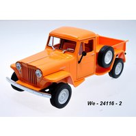 Welly 1:24 Jeep Willys 1947 pickup (orange) - code Welly 24116, modely aut