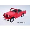 Welly 1:24 Jeep jeepster 1967 Commando roadster (red) - code Welly 24117C, modely aut