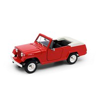 Welly 1:24 Jeep jeepster 1967 Commando roadster (red) - code Welly 24117C, modely aut