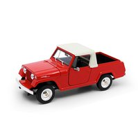 Welly 1:24 Jeep jeepster 1967 Commando pickup (red) - code Welly 24117, modely aut
