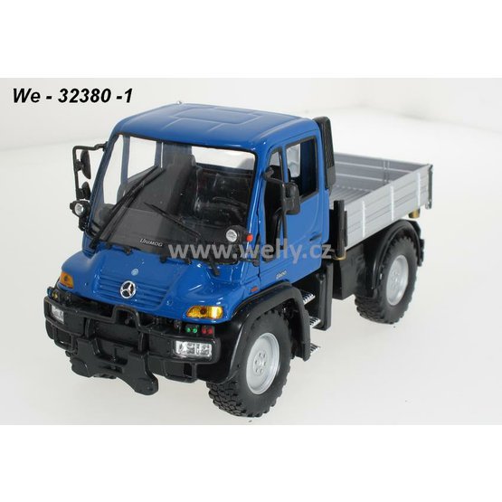 Welly 1:32 Mercedes-Benz Unimog U400 (blue) - code Welly 32380, model auta