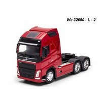 Welly 1:32 Volvo FH 6x4 (red) - code Welly 32690L, model tahače