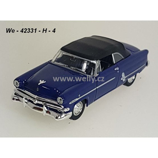 Welly 1:34-39 Ford ´53 Crestline Sunliner soft top (blue)- code Welly 42331H,modely aut