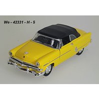 Welly 1:34-39 Ford ´53 Crestline Sunliner soft top (yellow)- code Welly 42331H,modely aut