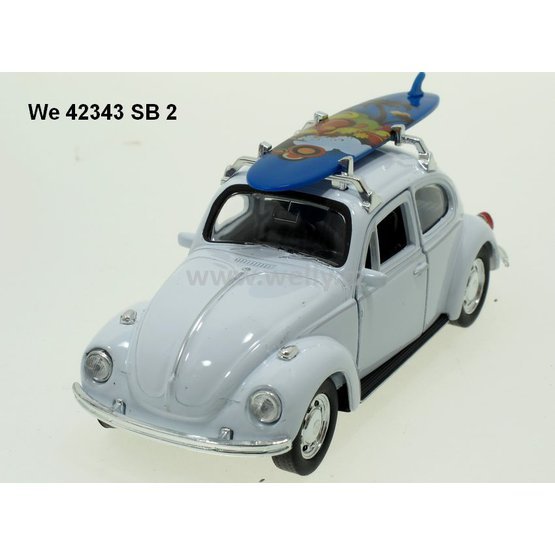 Welly 1:34-39 Volkswagen Beetle Hard Top with Surf (white) - code Welly 42343 SB, modely
