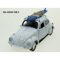 Welly 1:34-39 Volkswagen Beetle Hard Top with Surf (white) - code Welly 42343 SB, modely