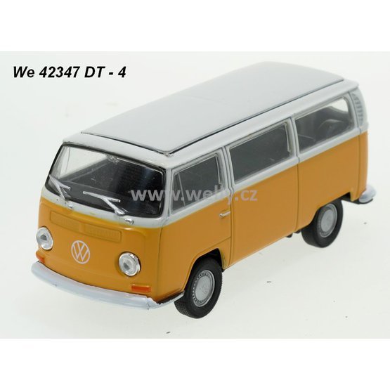 Welly 1:34-39 Volkswagen ´72 T2 Bus (yellow/cream) - code Welly 42347, modely aut