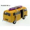 Volkswagen ´72 T2 Bus with Surf (orange) - code Welly 42347SB, modely aut