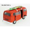 Volkswagen ´72 T2 Bus with Surf (red) - code Welly 42347SB, modely aut