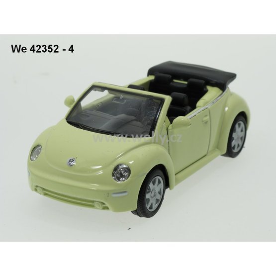 Welly 1:34-39 VW New Beetle convertible (cream) - code Welly 42352, ukončena výroba