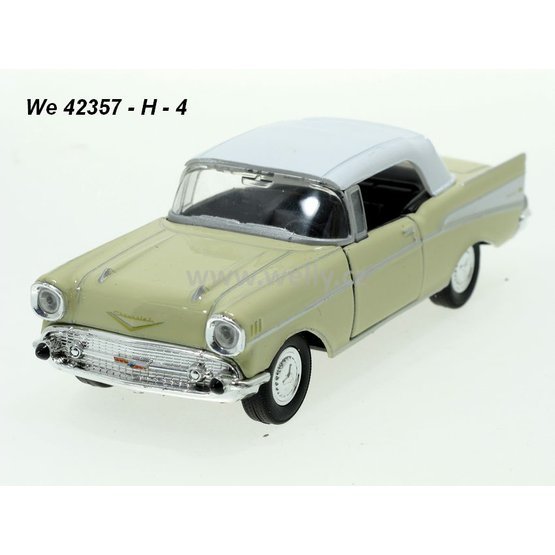 Welly 1:34-39 Chevrolet ´57 Bel Air soft-top (cream) - code Welly 42357H, modely aut