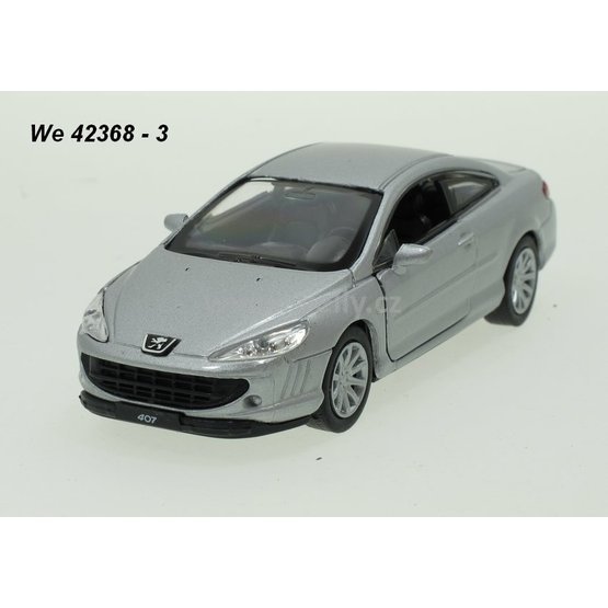 Welly 1:34-39 Peugeot Coupé 407 (silver) - code Welly 42368, modely aut