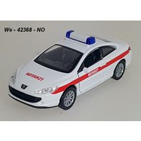 Welly 1:34-39 Peugeot Coupé 407 (Notarzt) - code Welly 42368NO, modely aut